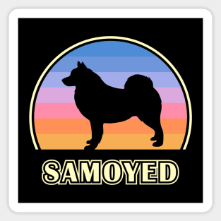 Samoyed Vintage Sunset Dog Sticker